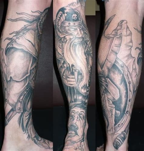 Leg Sleeve Tattoo