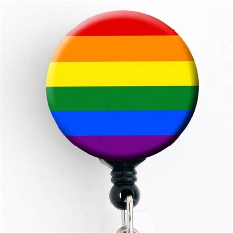Lgbt Pride Flower Pin Gay Pride Pin Kanzahi Brooch Rainbow Etsy