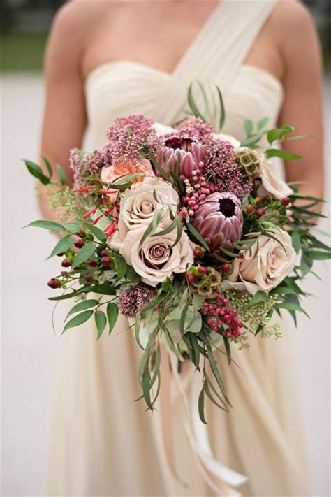 Wedding Ideas Bouquet 22 Tropical King Protea Wedding Bouquets