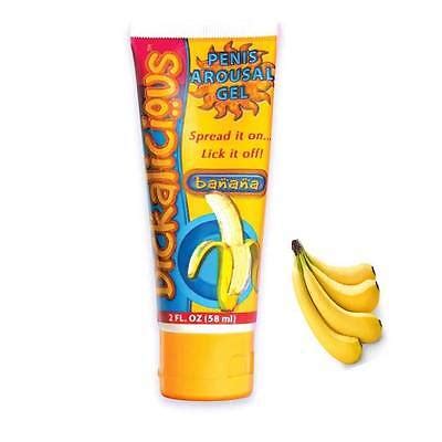 Dickalicious Edible Flavored Gel Arousal Lube Lotion Penis Cream Banana Ebay