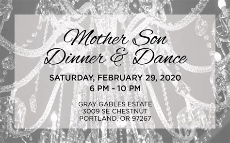 Mother Son Dinner And Dance Support Lsattend La Salle Catholic