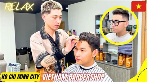 Asmr 💈vietnam Barber Shop 45 Haircut Head Massage And Styling