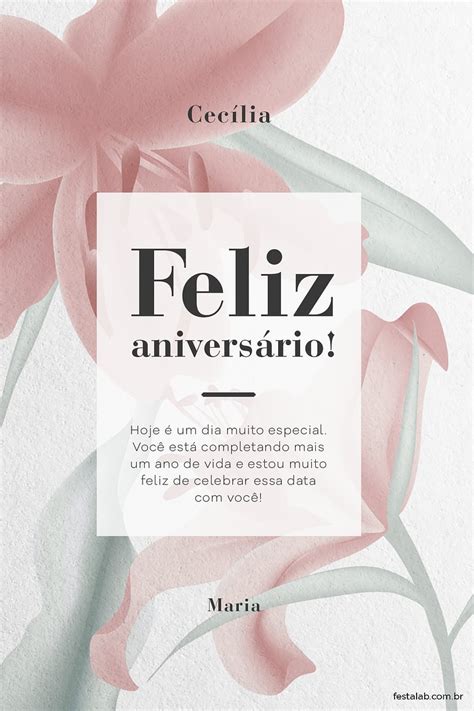 Cartões De Aniversário Para Editar