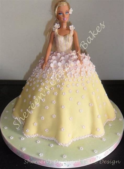 A handmade card with your personal message to the gift recipient(s). Princess Doll Cake - cake by Shereen - CakesDecor