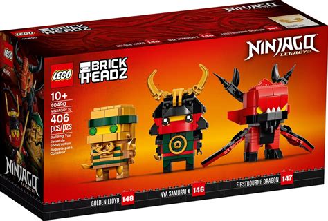 Lego Brickheadz Ninjago 10 40490 Now Available On Lego Shop The