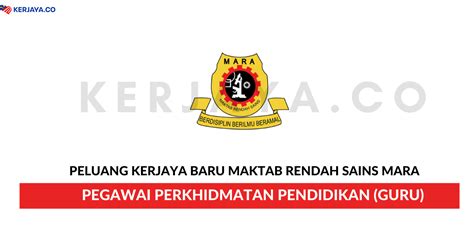 Den mara junior science college ( malay : Maktab Rendah Sains Mara Parit, Perak • Kerja Kosong Kerajaan