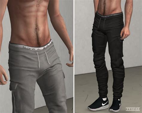 Jogger Pants Darte77 Custom Content For Ts4 Sims 4 Men Clothing