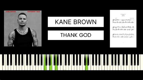 Kane Brown Katelyn Brown Thank God Best Piano Tutorial And Cover