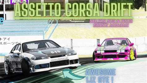 ASSETTO CORSA 4K DRIFT S15 TANDEM WITH SP13 T300RS YouTube