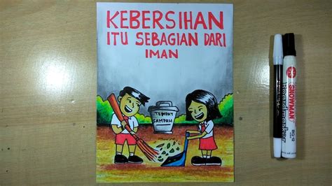 Poster Kebersihan Sebagian Dari Iman Dalam Bahasa Indonesia Definisi Dari Poster Adalah Sebuah