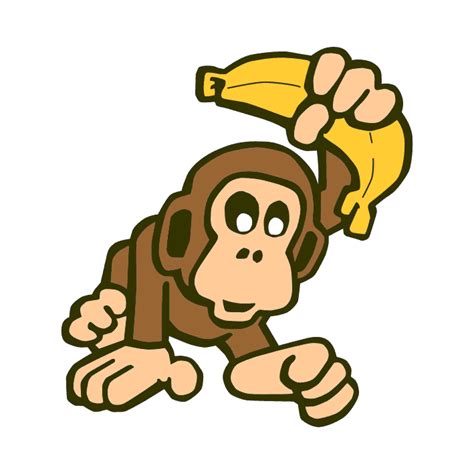Monkey Eating Banana  Clipart Art Clip Art Monkey Banana Clip