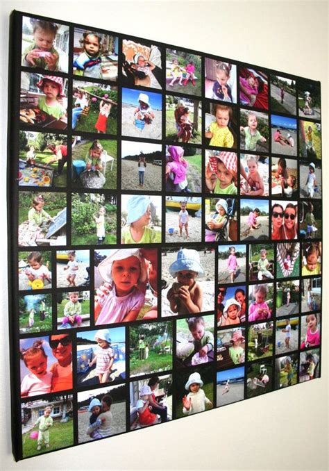 Personalized Collage Canvas Print Your Photos On Canvas Diy Canvas