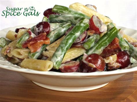 Green Bean Pasta Salad Sugar N Spice Gals Recipe Pasta With