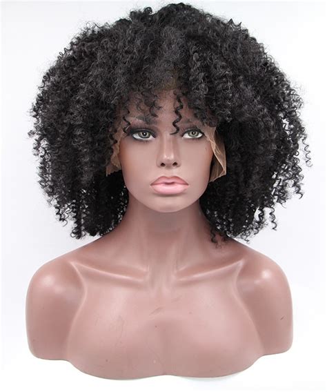 CARA Afro Kinky Curly Synthetic Wig Lace Front Wig For Black Women Carahair