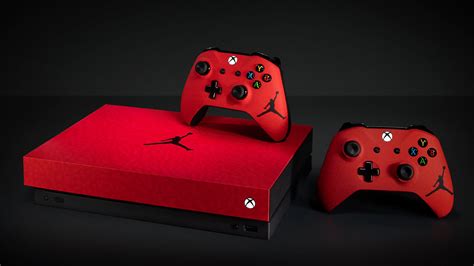 Flaming Red Air Jordan Xbox Is A Beautiful Video Game Console You Cant