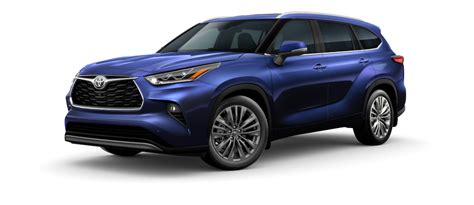 2020 Toyota Highlander Colors Interior And Exterior Color Options