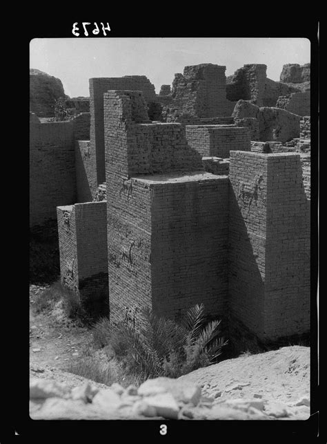 Iraq Babylon The Great Various Views Of The Crumbling Ruins The