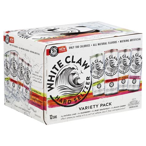 White Claw Hard Seltzer Variety Pack 12 Pk Cans Shop Malt Beverages