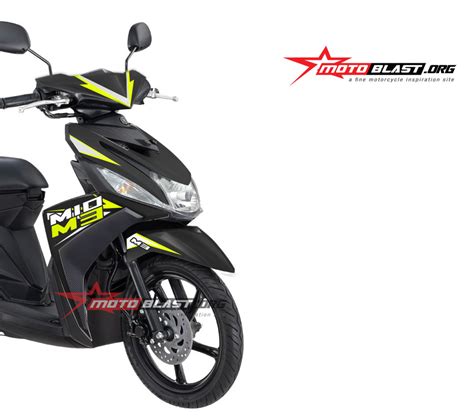 Modif menjadi salah satu cara bagi biker yang kurang puas dengan tampilan standar dari pabrikan. Modifikasi Striping Mio M3 black