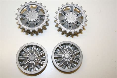 Asiatam Late Version Sprockets And Idler Wheels For Heng Long Panzer Iv