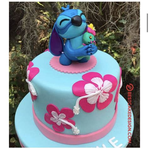 Pin By Polina On Bday Cakes Disney Birthday Cakes Lilo And Stitch