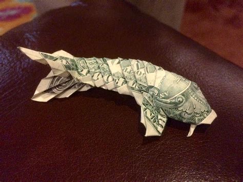 First Attempt Won Parks Dollar Bill Koi Origami