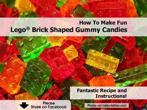 How To Make Fun Lego® Brick Shaped Gummy Candies