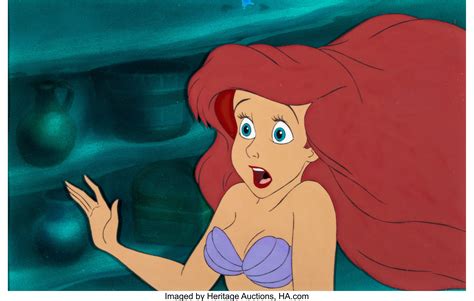 The little mermaid is a 1989 film by walt disney pictures, based on the fairy tale of the same name by hans christian andersen. The Little Mermaid Ariel Production Cel with Key Master ...