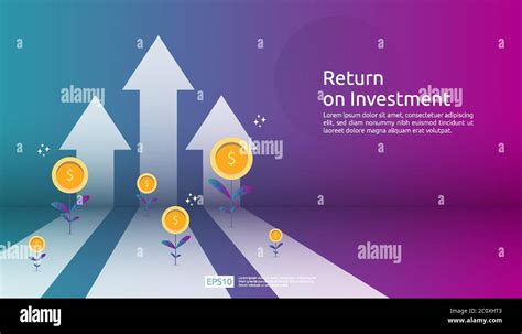 Return On Investment Roi Profit Opportunity Concept Business Growth