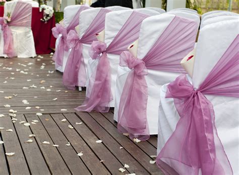 | 10/20/25/50 pcs satin chair covers sashes bows ties wedding party banquet decor. tulle down the center aisle with ribbon and raffia to ...