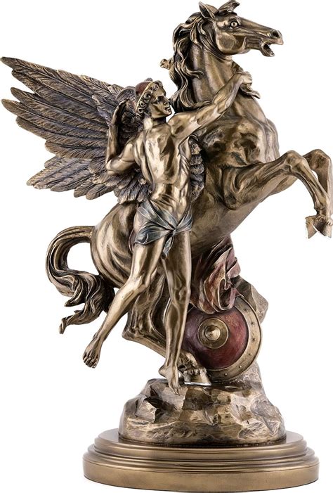 King Greek Perseus And Pegasus Sculpture H 165 Inch Amazing Replica