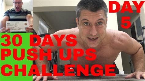 30 Days Push Up Challenge Day 5 Of 200 Push Ups Home Workout Cpa