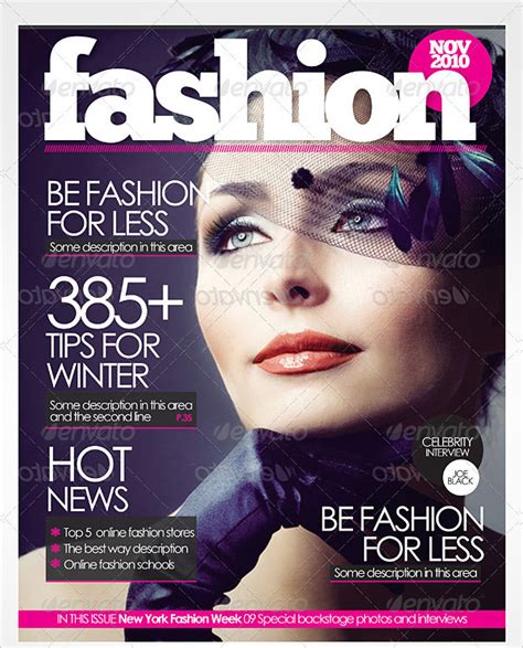 27 Magazine Cover Templates Free And Premium Download