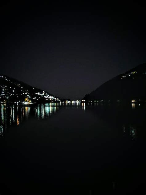 Nainital Lake At Night Photograph By Bob Seshadri