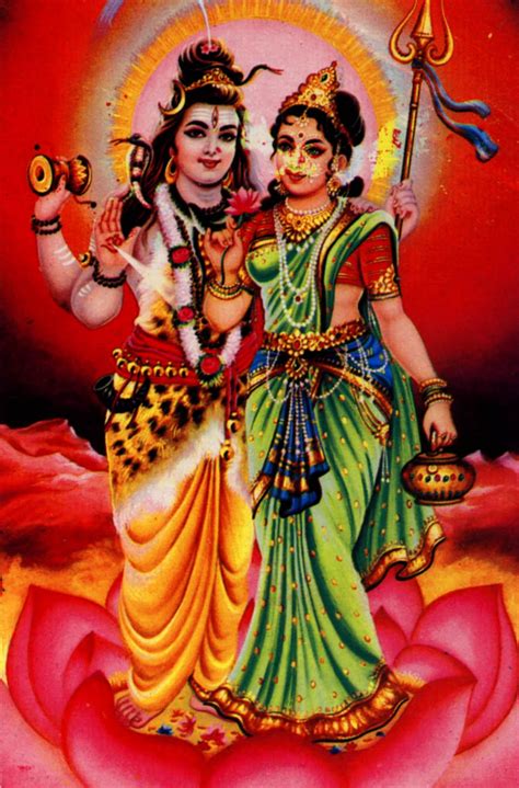 Hindu Mythology Marriage Of Shiva And Parvati