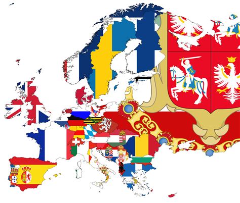 Flag Map Of Europe By Escodrion On Deviantart