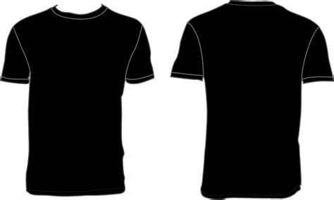 Black Shirt Template Png Clipart Full Size Clipart 4207455