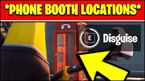 Fortnite chapter 2 season 4 battle pass is featuring special stages that unlock small challenge packs. DISGUISE YOURSELF INSIDE A PHONE BOOTH LOCATIONS IN ...