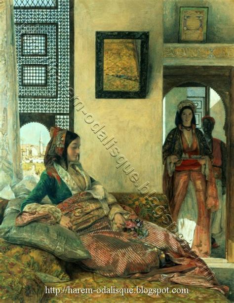 Harem And Odalisque Paintings Serving The Harem