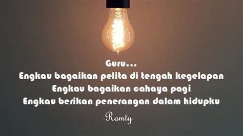 Terima kasih untuk semua bapak/ibu guru yang sudah memberikan ilmu yang sangat bermanfaat. Puisi Cinta Yang Sedih Menyentuh Hati - KT Puisi