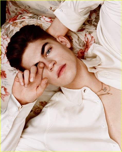 Hero Fiennes Tiffin Poses With Floral Prints For New Cover Shoot Photo