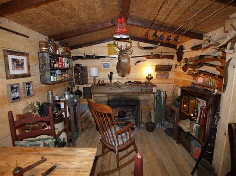 Hunting Cabin Man Cave Room I Built In My Basement Rustic Man Cave