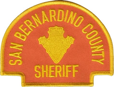 San Bernardino County Sheriffs Department Shoulder Patch Citizen