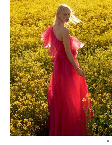vilma sjoberg embraces romantic dresses for vogue russia fashion gone rogue bloglovin
