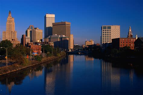 Providence Skyline And Seekonk River Rhode Island Pictures Rhode
