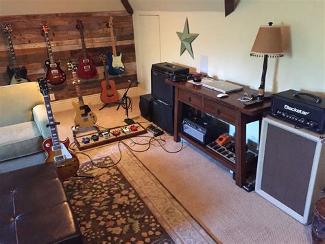 So, if the guitar player wants to be in the control room with their pedalboard and the amp needs to be in another room, say 50 or more feet away, i know. My man cave. Just need to buy more guitars, amps, and ...