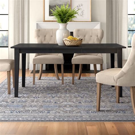 Off custom extendable oak round dining table tables. Three Posts Ferryhill Extendable Solid Oak Dining Table ...