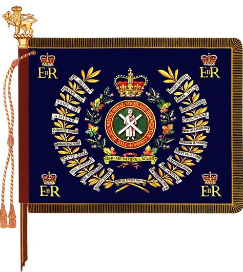 Regimental Colour The Black Watch Royal Highland Regiment Of Canada