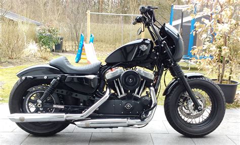 Forty Eight Mit Drag Specialities Cafe Solo Seat Harley Sportster