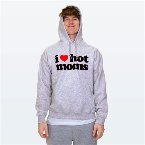 i heart hot moms grey hoodie danny duncan